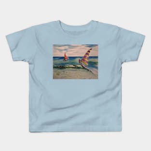 Sailboarding Adventures Kids T-Shirt